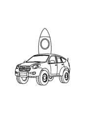Rockets Coloring Book AC90018D (12 Coloring Pages)