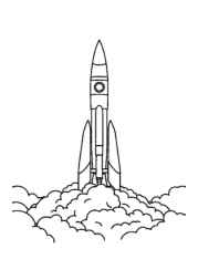 Rockets Coloring Book AC90018D (12 Coloring Pages)