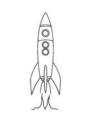 Rockets Coloring Book AC90018D (12 Coloring Pages)