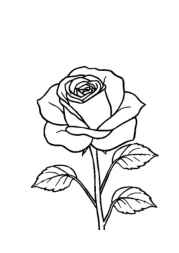 Roses Coloring Book 23C667EB (12 Coloring Pages)