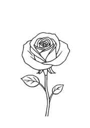 Roses Coloring Book 2FC011EB (12 Coloring Pages)