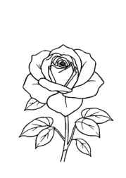 Roses Coloring Book 2FC011EB (12 Coloring Pages)
