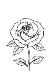 Roses Coloring Book 5B956BCD (12 Coloring Pages)