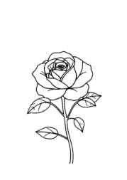 Roses Coloring Book A3D3B083 (12 Coloring Pages)