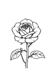 Roses Coloring Book DF2479FA (12 Coloring Pages)