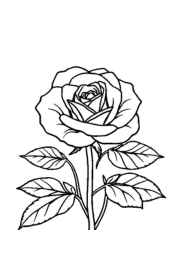 Roses Coloring Book ED1A5B10 (12 Coloring Pages)