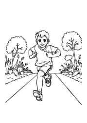 Running Coloring Book 398CBF59 (12 Coloring Pages)