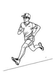Running Coloring Book A3C14FE1 (12 Coloring Pages)