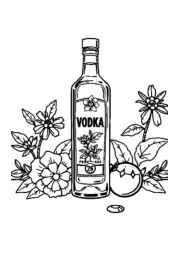 Russian Food Coloring Book 2241C0F9 (12 Coloring Pages)