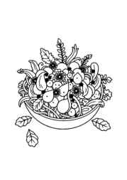 Russian Food Coloring Book BAFA05A4 (12 Coloring Pages)
