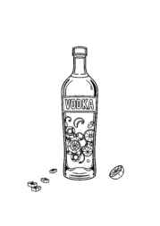 Russian Food Coloring Book BAFA05A4 (12 Coloring Pages)