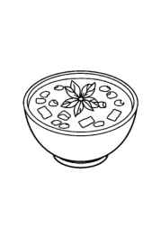 Russian Food Coloring Book BAFA05A4 (12 Coloring Pages)