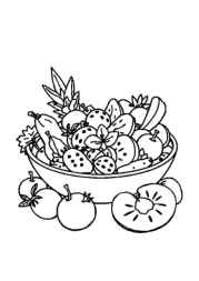 Salads Coloring Book D791FF43 (12 Coloring Pages)