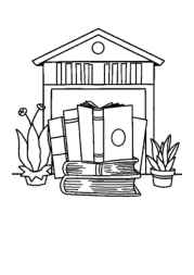 School Coloring Book AE903C4F (12 Coloring Pages)