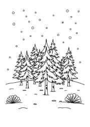 Seasonal Trees Coloring Book 929CED5F (12 Coloring Pages)