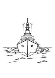 Ships Coloring Book 0D6AD96E (12 Coloring Pages)