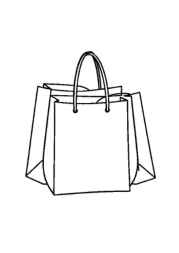 Shopping Coloring Book 9BE6EAD3 (12 Coloring Pages)