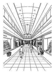 Shopping Coloring Book 9BE6EAD3 (12 Coloring Pages)