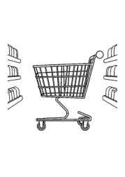 Shopping Coloring Book 9BE6EAD3 (12 Coloring Pages)