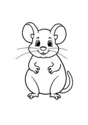 Small Animals Coloring Book 368ACEBD (12 Coloring Pages)
