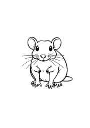 Small Animals Coloring Book 368ACEBD (12 Coloring Pages)