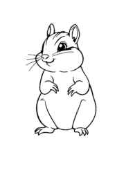 Small Animals Coloring Book 368ACEBD (12 Coloring Pages)