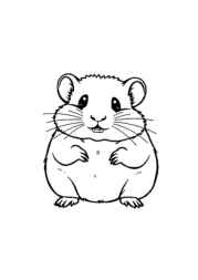 Small Animals Coloring Book 368ACEBD (12 Coloring Pages)