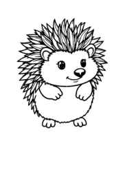 Small Animals Coloring Book 368ACEBD (12 Coloring Pages)