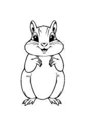 Small Animals Coloring Book A099AD5A (12 Coloring Pages)