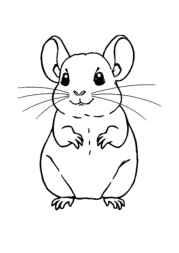 Small Animals Coloring Book A099AD5A (12 Coloring Pages)