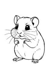 Small Animals Coloring Book A099AD5A (12 Coloring Pages)