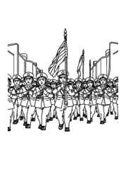 Soldiers Coloring Book 068722F7 (12 Coloring Pages)