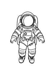 Space Coloring Book 2FC24A74 (12 Coloring Pages)