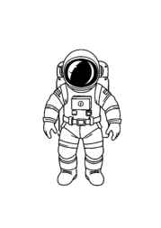 Space Coloring Book 40894F88 (12 Coloring Pages)