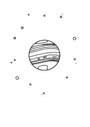 Space Coloring Book 40894F88 (12 Coloring Pages)