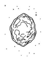 Space Coloring Book 5B101064 (12 Coloring Pages)