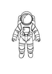 Space Coloring Book 5B101064 (12 Coloring Pages)