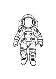 Space Coloring Book EF4E0349 (12 Coloring Pages)