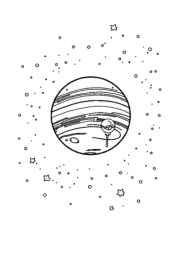 Space Coloring Book F1F896BB (12 Coloring Pages)