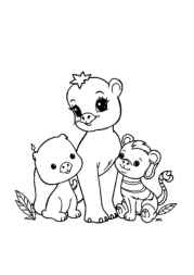 Spring Coloring Book F1AAE201 (12 Coloring Pages)