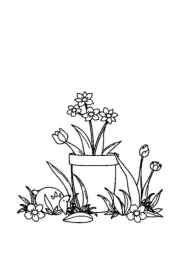 Spring Coloring Book F1AAE201 (12 Coloring Pages)