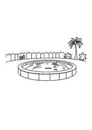 Summer Coloring Book 4D516110 (12 Coloring Pages)