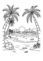 Summer Coloring Book 94D8BDA8 (12 Coloring Pages)