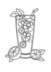 Summer Coloring Book B633AF09 (12 Coloring Pages)