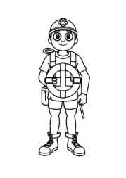 Swimming Coloring Book 47892F4D (12 Coloring Pages)