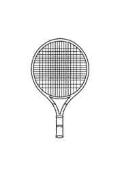 Tennis Coloring Book 0E2055FC (12 Coloring Pages)