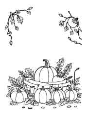Thanksgiving Festival Coloring Book 12860A4A (12 Coloring Pages)