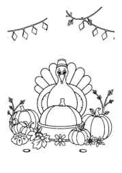 Thanksgiving Festival Coloring Book 12860A4A (12 Coloring Pages)