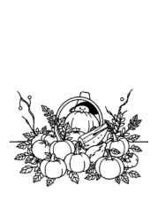 Thanksgiving Festival Coloring Book 16C6587B (12 Coloring Pages)