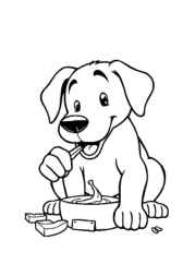 The Dog Benji Coloring Book 017DD03C (12 Coloring Pages)